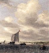 RUYSDAEL, Salomon van Seascape af USA oil painting reproduction